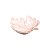PRATO DE CERÂMICA C/PINTURA ELETROSTÁTICA FOLHA ROSÉ GOLD - Imagem 2