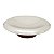 CENTRO DE MESA DE AÇO INOX C/BASE DE MADEIRA SATURN - Imagem 1