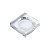 CINZEIRO DE CRISTAL QUADRADO 10X10X27CM - Imagem 2