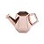 VASO DE CERÂMICA C/PINTURA ELETROSTÁTICA REGADOR ROSÉ GOLD - Imagem 1