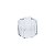 CJ 4 ANÉIS P/GUARDANAPO DE VIDRO ÓPTICO ROUND 5,5X3CM - Imagem 1