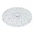 PRATO GIRATÓRIO DE VIDRO C/BASE DE METAL MÁRMORE 33cm - Imagem 1