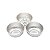 PETISQUEIRA TRIPLA  ZAMAC SILVER PLATED UNIVERSAL 21,5x20x11 - Imagem 1