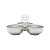 PETISQUEIRA TRIPLA  ZAMAC SILVER PLATED UNIVERSAL 21,5x20x11 - Imagem 2