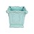 CACHEPOT CERAMICA ROMAN VERDE 21 X 21 X 19.5 CM - Imagem 1