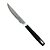 FACA EASY GRILL PARA CHURRASCO EM ACO INOX 1,5MM COM CABO EM PLASTICO A37,6CM COR PRETO - Imagem 1