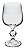 JOGO 6 TCS CRISTAL ECOL V.TINTO 230ML KLAUDIE DECORADA - Imagem 1