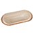 TRAVESSA CRISTAL OVAL PEARL ÂMBAR 24x12x2cm - Imagem 1
