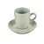 CJ 4 XÍCARAS PORCELANA P/CAFÉ C/PIRES BRANCO 90ml - Imagem 1