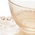 XÍCARA CHÁ CRISTAL C/PRATO CORAÇÃO PEARL ÂMBAR 180ml - Imagem 3