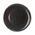 SOUSPLAT FOLHAGEM EM VIDRO D33CM COR PRETO - Imagem 1