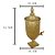 DISPENSER CRISTAL ECOLÓGIC TORNEIRA GOLD ROSE ÂMBAR 4,5l - Imagem 2