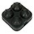 FORMA PARA 4 GELOS ESFERA EM SILICONE L12XP12XA5CM COR PRETO - Imagem 1