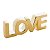 LETRAS DECORATIVAS CERÂMICA LOVE CAPSLOCK SLIN 19,5x3x7,5cm - Imagem 1