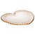 PRATO CRISTAL CORAÇÃO PEARL ÂMBAR 30x25x2cm - Imagem 2