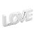 LETRAS DECORATIVAS CERÂMICA LOVE CAPSLOCK SLIN 19,5x3x7,5cm - Imagem 1