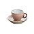CJ 4 XÍCARAS PORCELANA P/CAFÉ C/PIRES ROSA 100ml - Imagem 1