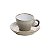 CJ 4 XÍCARAS PORCELANA P/CAFÉ C/PIRES BRANCO 100ml - Imagem 1