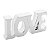 LETRAS DECORATIVAS CERÂMICA LOVE CAPSLOCK 18,5x3,5x9cm - Imagem 1