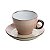CJ 4 XÍCARAS PORCELANA P/CHÁ C/PIRES ROSA 200ml - Imagem 1