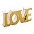 LETRAS DECORATIVAS CERÂMICA LOVE CAPSLOCK 18,5x3,5x9cm - Imagem 1