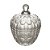 POTICHE DECORATIVO DE CRISTAL JAGUAR 10,8x14,5cm - Imagem 2
