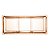PETISQUEIRA CRISTAL C/3 DIVISÕES PEARL ÂMBAR 30x13x3cm - Imagem 2