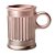 JOGO DE 6 XICARAS PARA CAFE COFFEE TIME EM CRISTAL 85ML COR COBRE - Imagem 1