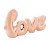 LETRAS DECORATIVAS CERÂMICA LOVE HAND WRITING 12,5x1,5x8cm - Imagem 1