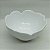 CENTRO MESA DECORATIVO DE CERÂMICA BANANA LEAF BRANCO 13x7cm - Imagem 1