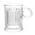 JOGO DE 6 XICARAS PARA CAFE COFFEE TIME EM CRISTAL 85ML - Imagem 1