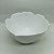 CENTRO MESA DECORATIVO CERÂMICA BANANA LEAF BRANCO 16x8,5cm - Imagem 1