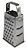 RALADOR MANUAL EM INOX 17.8CM - Imagem 1
