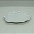 FOLHA DECORATIVA DE CERÂMICA BANANA LEAF BRANCO 16x9x2cm - Imagem 1