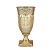 VASO C/PÉ DE CRISTAL BRANDON ÂMBAR 16x32,5cm - Imagem 4