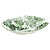 CENTRO DE MESA FOLHAGEM EM VIDRO D39XA8CM COR VERDE - Imagem 1