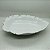 FOLHA DECORATIVA CERÂMICA BANANA LEAF BRANCO 30x20,5x6,5cm - Imagem 1