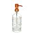 CJ 3PC P/BANHEIRO DE VIDRO FLOR DE LIS GOLD ROSÉ - Imagem 2