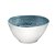 SALADEIRA MELAMINA AQUA AZUL 25cm - Imagem 2