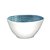 SALADEIRA MELAMINA AQUA AZUL 25cm - Imagem 1