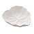 FOLHA DECORATIVA DE CERÂMICA BANANA LEAF BRANCO 28,5x27x7cm - Imagem 1