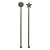 CONJUNTO DE MISTURADORES PARA DRINK 2 PECAS EM ACO INOX A19CM COR PRETO - Imagem 1