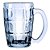 CANECA PARA CERVEJA BEER MUG EM VIDRO 380ML A12CM - Imagem 1
