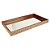 BANDEJA RETANGULAR MADEIRA TRELICA L60XP35XA5CM COR MARROM - Imagem 1