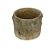 VASO DECORATIVO CIMENTO TRONCO 18x15cm - Imagem 3