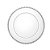 PRATO CRISTAL C/BORDA PRATEADA PEARL 28cm - Imagem 4