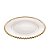 PRATO CRISTAL C/BORDA DOURADA PEARL 28cm - Imagem 2