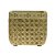 VASO DECORATIVO CIMENTO PALHA 12x10cm - Imagem 1