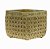 VASO DECORATIVO CIMENTO PALHA 12x10cm - Imagem 2