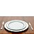 SOUSPLAT DE PLÁSTICO BORDADO BRANCO 33cm - Imagem 2